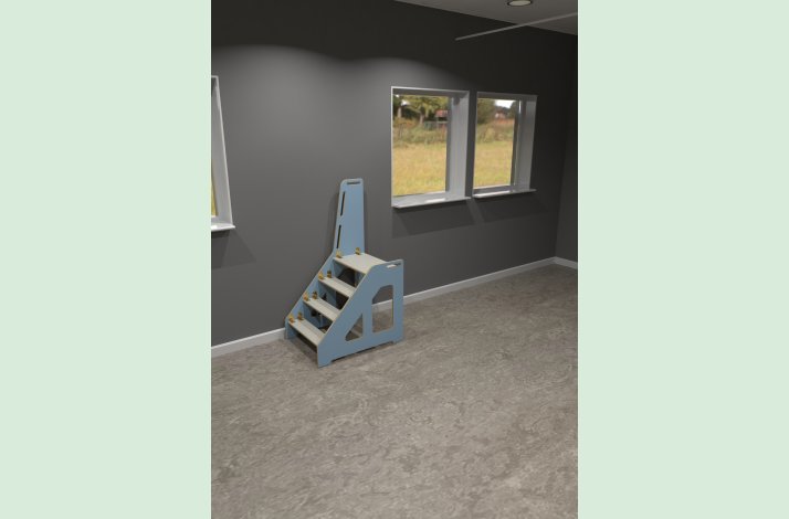 Vghngt pkldningsskammel  til brnehave