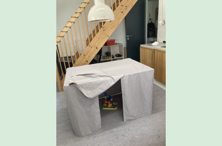 Bordtelt til fritstende bord