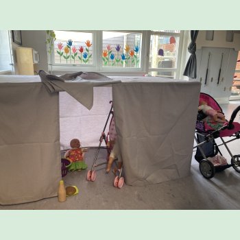 Bordtelt til vghngt bord 70x120x73