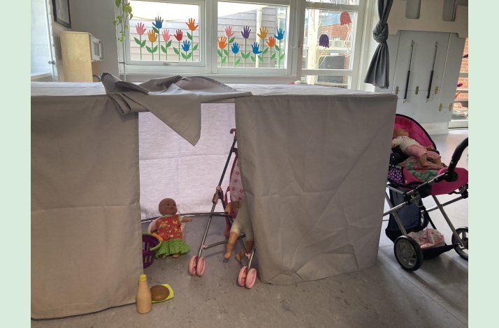 Bordtelt til vghngt bord 70x120x73