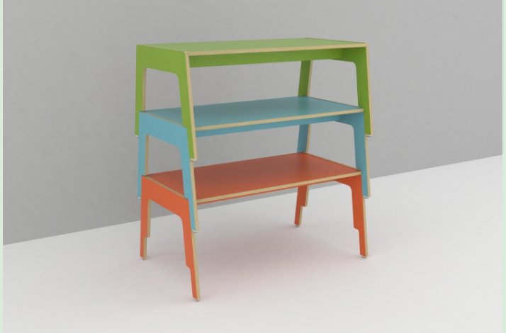 Frigg stabelbart bord  52 cm hj