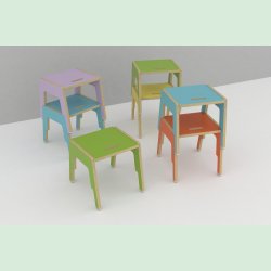 Frigg stabelbar taburet 33 cm