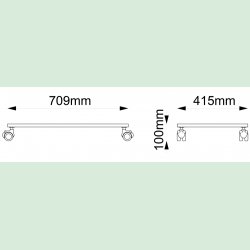  Frigg vogn, dobbelt til 33 cm 