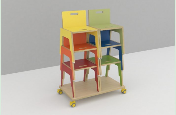  Frigg vogn, dobbelt til 33 cm 