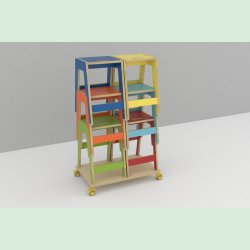 Frigg Dobbelt vogn til 52 cm