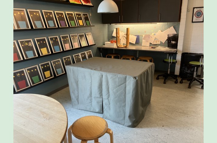 Bordtelt til fritstende bord