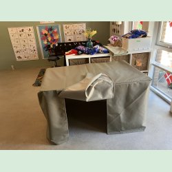 Bordtelt til fritstende bord