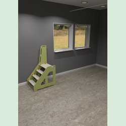 Vghngt pkldningsskammel  til brnehave