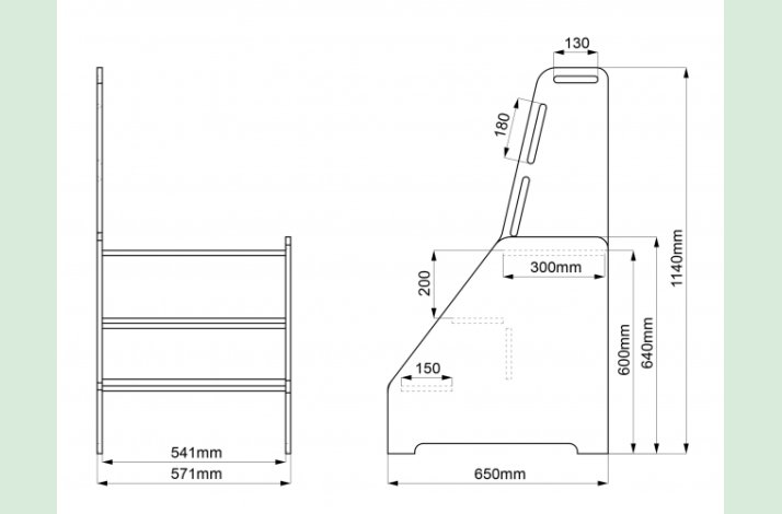 Pkldningsskammel til brnehave