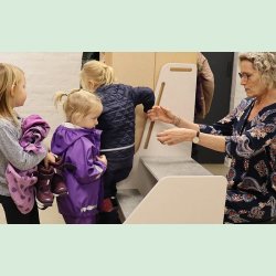 Pkldningsskammel til brnehave