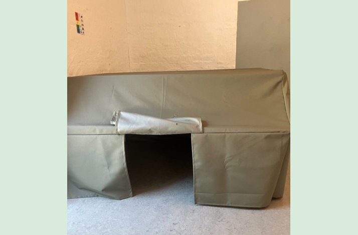 Bordtelt til vghngt bord med bnk