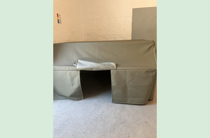 Bordtelt til vghngt bord med bnk