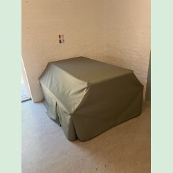 Bordtelt til vghngt bord med bnk