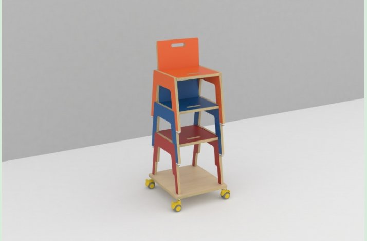 Frigg vogn, enkelt til 33 cm