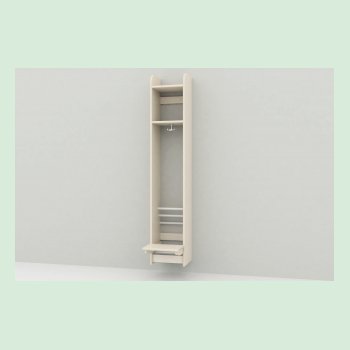 Troldegarderobe m/b�nk 1sekt.