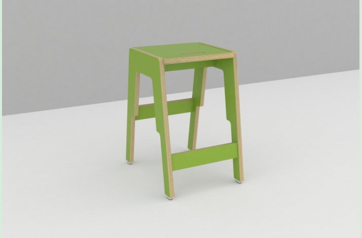 Frigg stabelbar taburet 52 cm.