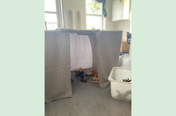 Bordtelt til vghngt bord str. 70x140x72