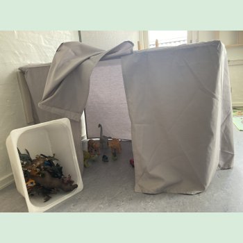 Bordtelt til vghngt bord. 80x140x72